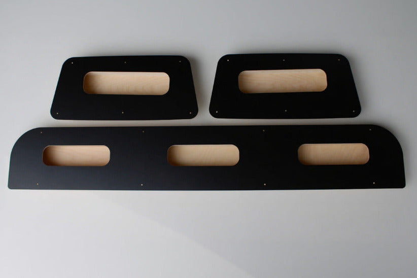 Innenverkleidung für Mercedes Sprinter mit Ablagefächern - Türen oben W906/W907 Crafter 1 (3-teilig)