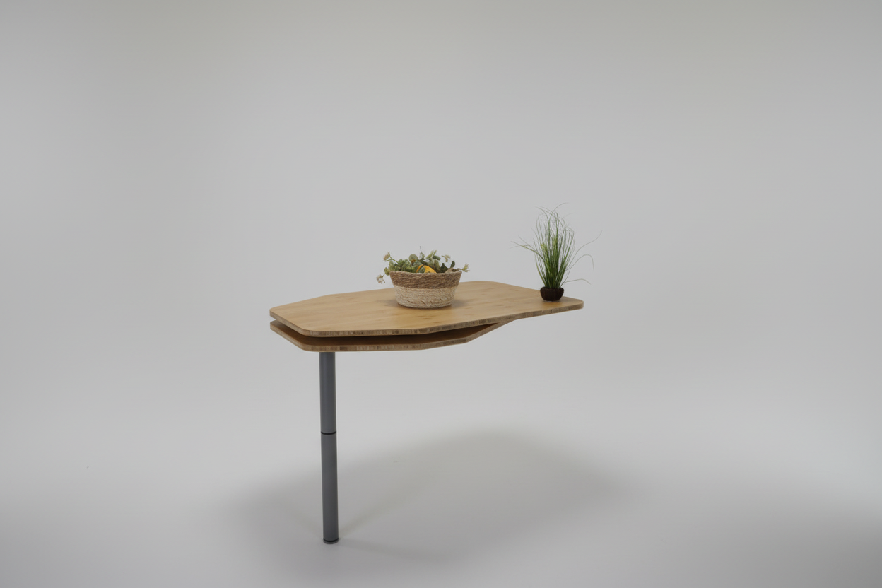 Drehtisch Bambus für Camper & Wohnmobil