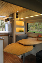 Drehtisch Bambus für Camper & Wohnmobil