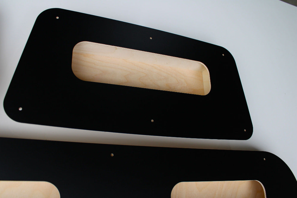 Innenverkleidung für Mercedes Sprinter mit Ablagefächern - Türen oben W906/W907 Crafter 1 (3-teilig)